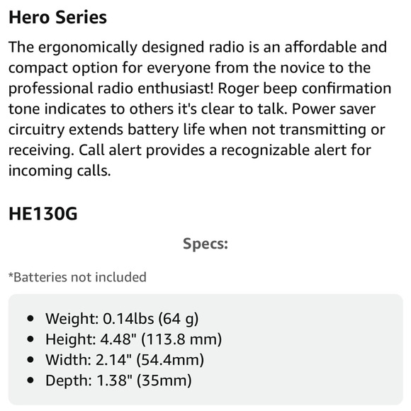 Cobra Hero Series- 2 pack Walkie Talkie Radio for kids - Picture 2 of 5